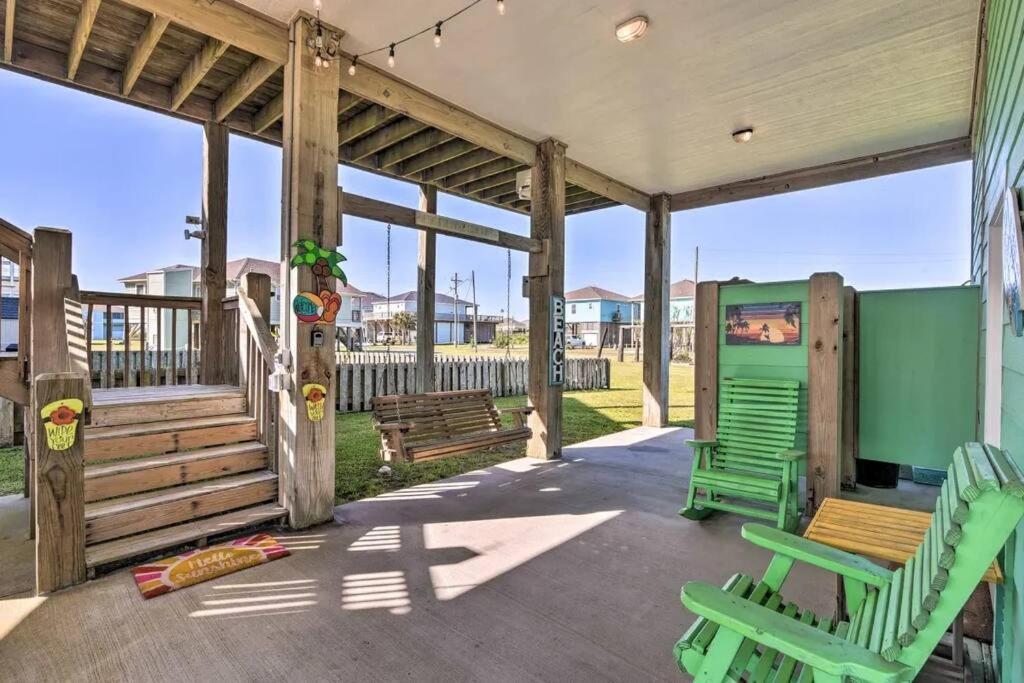 Coastal Heaven - Crystal Beach Relaxing Beach Home Bolivar Peninsula المظهر الخارجي الصورة